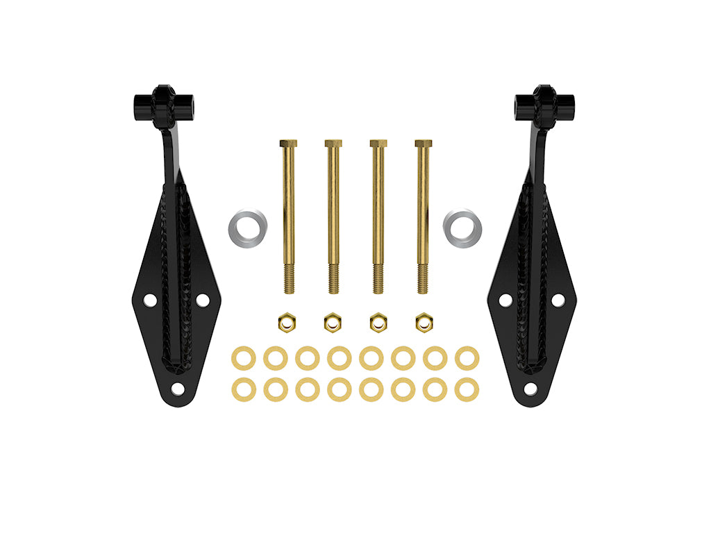 ICON Vehicle Dynamics 39010 99-04 FSD DUAL SHOCK MOUNT KIT for Select Ford Excursion, Ford F-250 Super Duty, Ford F-350 Super Duty