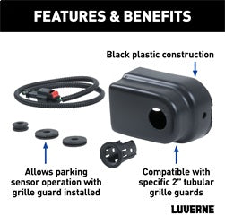 Luverne 390200 LUVERNE 390200 Parking Sensor Relocation Kit for 2-Inch Grille Guard for Select Chevrolet Silverado 1500, Chevrolet Silverado LD, Chevrolet Silverado HD, Chevrolet Silverado HD, GMC Sierra 1500, GMC Sierra Limited, GMC Sierra HD, GMC