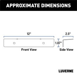 Luverne 391120 LUVERNE 391120 Grille Guard License Plate Bracket