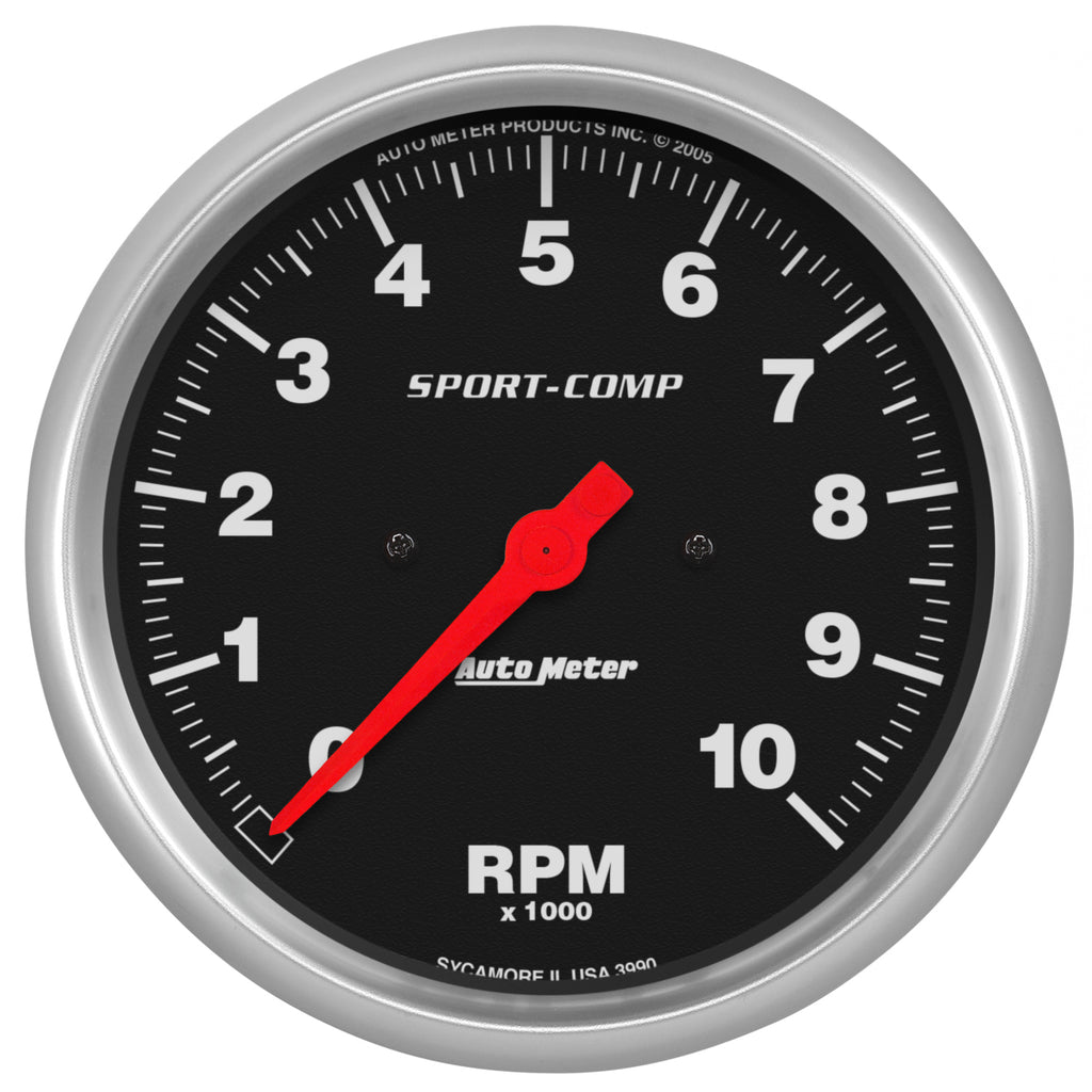 AutoMeter 7024-SC DIRECT FIT DASH KIT, NOVA 69-76, TACH/MPH/FUEL/OILP/WTMP/VOLT, SPORT-COMP