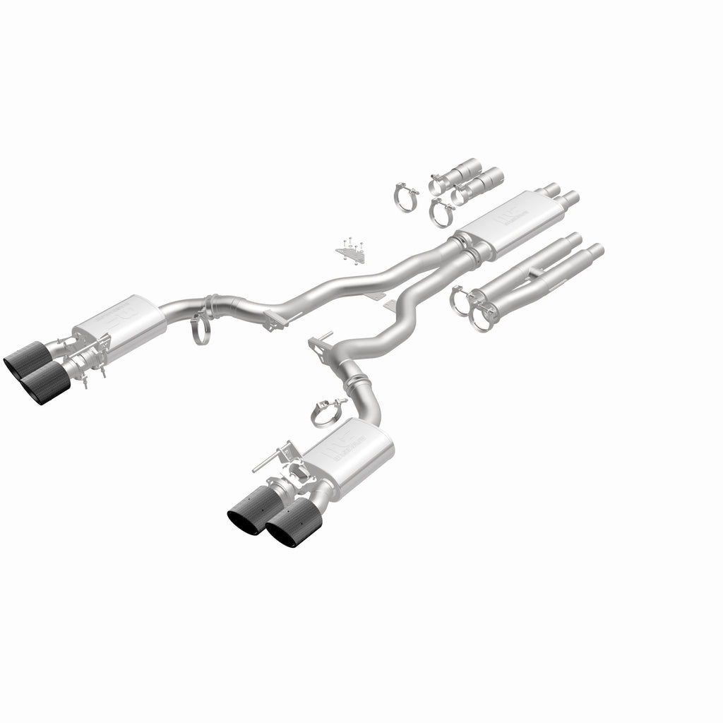 MagnaFlow Exhaust Products 19695 xMOD Series Carbon Fiber Tips Cat-Back System for Select Ford Mustang