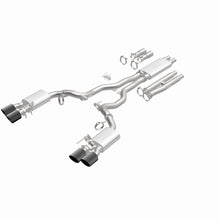Load image into Gallery viewer, MagnaFlow Exhaust Products 19695 xMOD Series Carbon Fiber Tips Cat-Back System for Select Ford Mustang