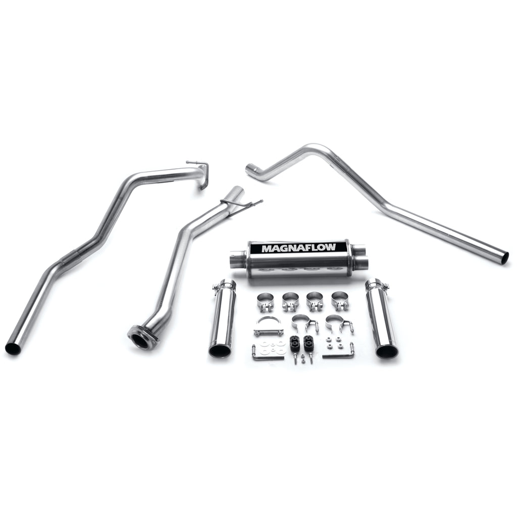 MagnaFlow Exhaust Products 15792 Street Series Polished Cat-Back System for Select Chevrolet Silverado 1500, Chevrolet Silverado Classic, GMC Sierra 1500, GMC Sierra Classic
