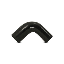 Load image into Gallery viewer, 3In-Id-X-3.5In-Id-X-4In-Long-Gloss-Black-Silicone-90-Degree-Transition-Elbow