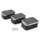 Holley 120-105 3X2 AIR CLEANERS & FILTERS, SET OF 3