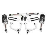 Rough Country 29571 3.5 Inch Suspension Lift Kit w/Forged Upper Control Arms, Loaded Struts & V2 Shocks 19-20 Silverado/Sierra 1500 4WD/2WD