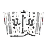 Rough Country 69031 3.5 Inch Jeep Suspension Lift Kit Preminum N3 Shocks Stage 2 Coils & Control Arm Drop 18-20 Wrangler JL Unlimited Rubicon