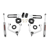 Rough Country 29531 3.5 Inch Suspension Lift Kit w/Forged Upper Control Arms 19-20 Silverado/Sierra 1500 4WD/2WD