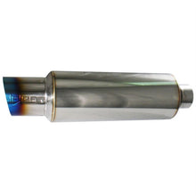 Load image into Gallery viewer, 3.00-Universal-Muffler-WTitanium-Burnt-Rolled-Tip-And-Stainless-Steel-Resonated-Inner-Wall