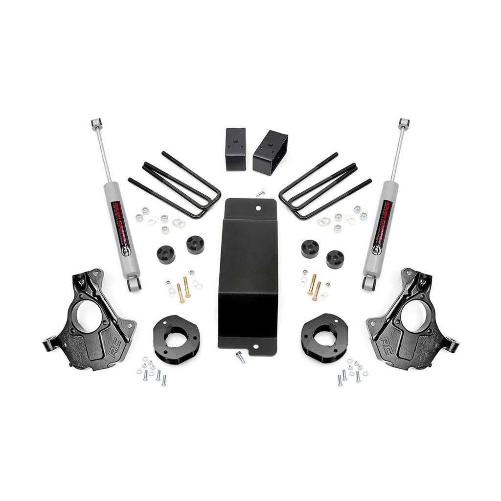3.5-Inch-Suspension-Lift-Knuckle-Kit-14-18-SilveradoSierra-1500-4Wd-Cast-Steel-Rough-Country