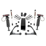 Rough Country 19457 3.5 Inch GM Suspension Lift Kit w/Upper Control Arms Vertex w/V2 Shocks (07-16 1500 PU 4WD)
