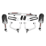 Rough Country 29532 3.5 Inch Suspension Lift Kit w/Forged Upper Control Arms & Loaded Struts 19-20 Silverado/Sierra 1500 4WD/2WD