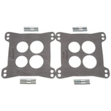 Edelbrock 9267 Dual Quad Insulator Kit (2)