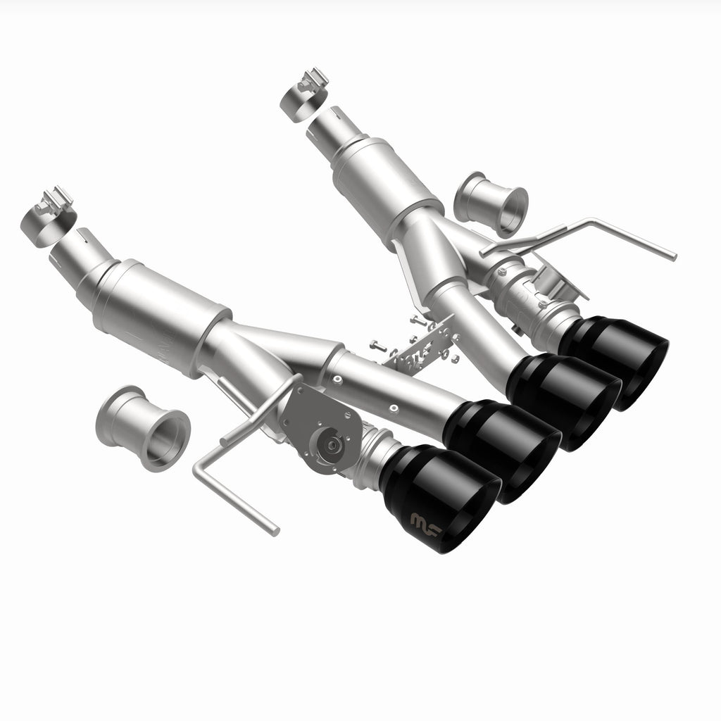 MagnaFlow Exhaust Products 19581 NEO Series Black Chrome Tips Axle Back System for Select Chevrolet Corvette