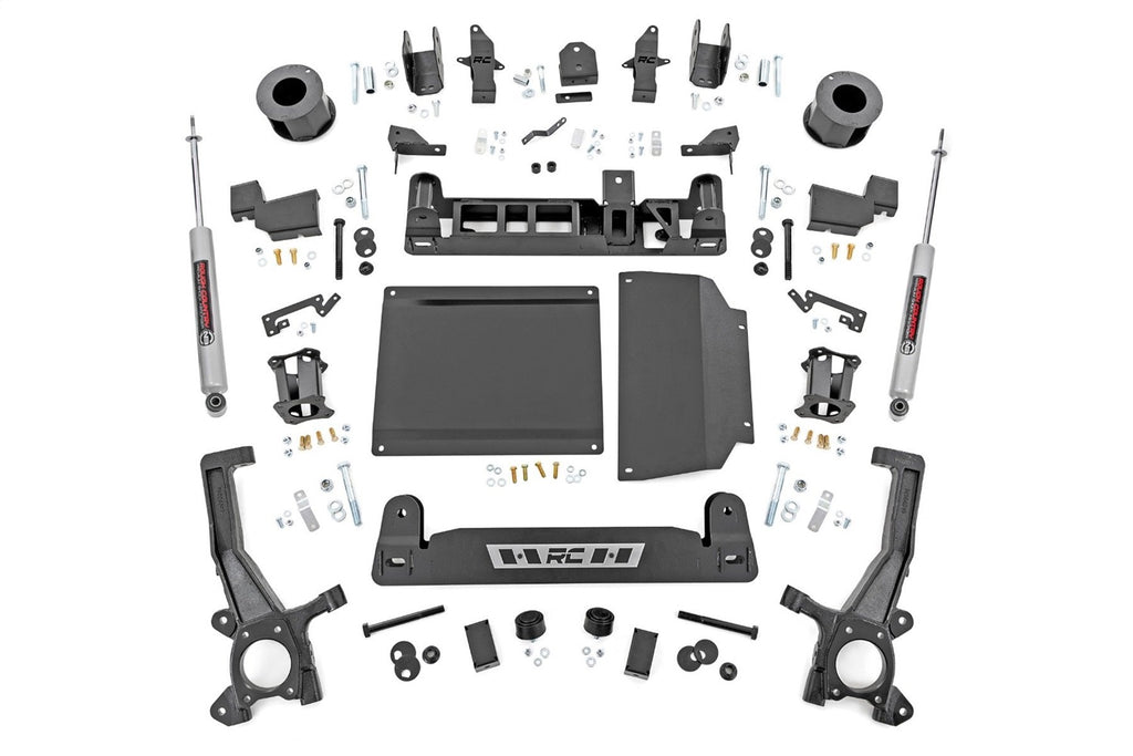 Rough Country 71230 Lift Kit-Suspension w/Shock for Select Toyota Tundra