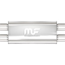 Load image into Gallery viewer, MagnaFlow Exhaust Products 14468 Straight-Through Performance Muffler; 2.5in. Dual/Dual; 5x18x8 Body