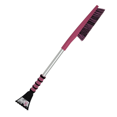 Mallory Squeegees 886PKC Snow Brush & Scraper, 31" w/Foam Grip - Pink
