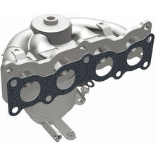 Load image into Gallery viewer, MagnaFlow Exhaust Products 22-084 OEM Grade Manifold Catalytic Converter for Select Hyundai Santa Fe, Hyundai Tucson, Kia Sorento, Kia Sportage