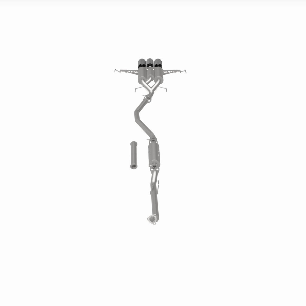 MagnaFlow Exhaust Products 19383 xMOD Series Carbon Fiber Tips Cat-Back System for Select Honda Civic