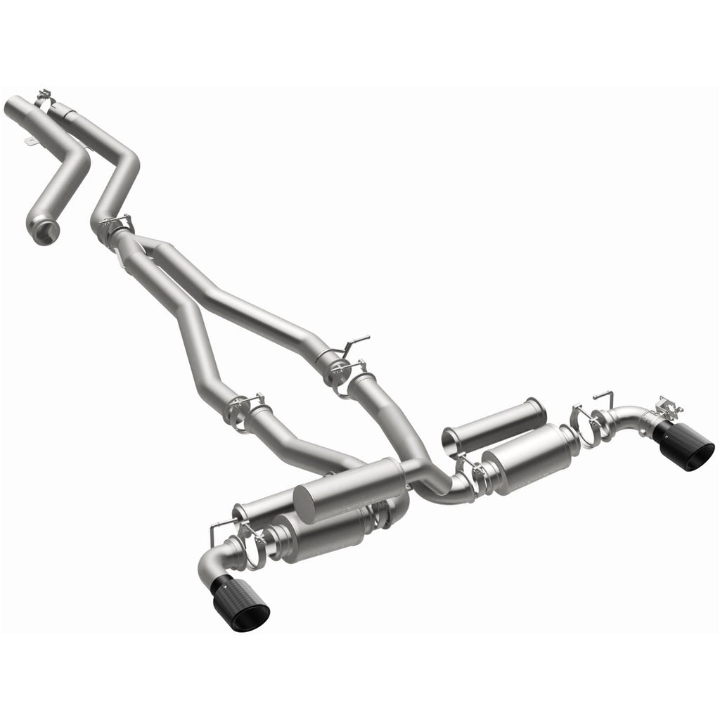 MagnaFlow Exhaust Products 19495 xMOD Series Carbon Fiber Tips Cat-Back System for Select Toyota GR Supra