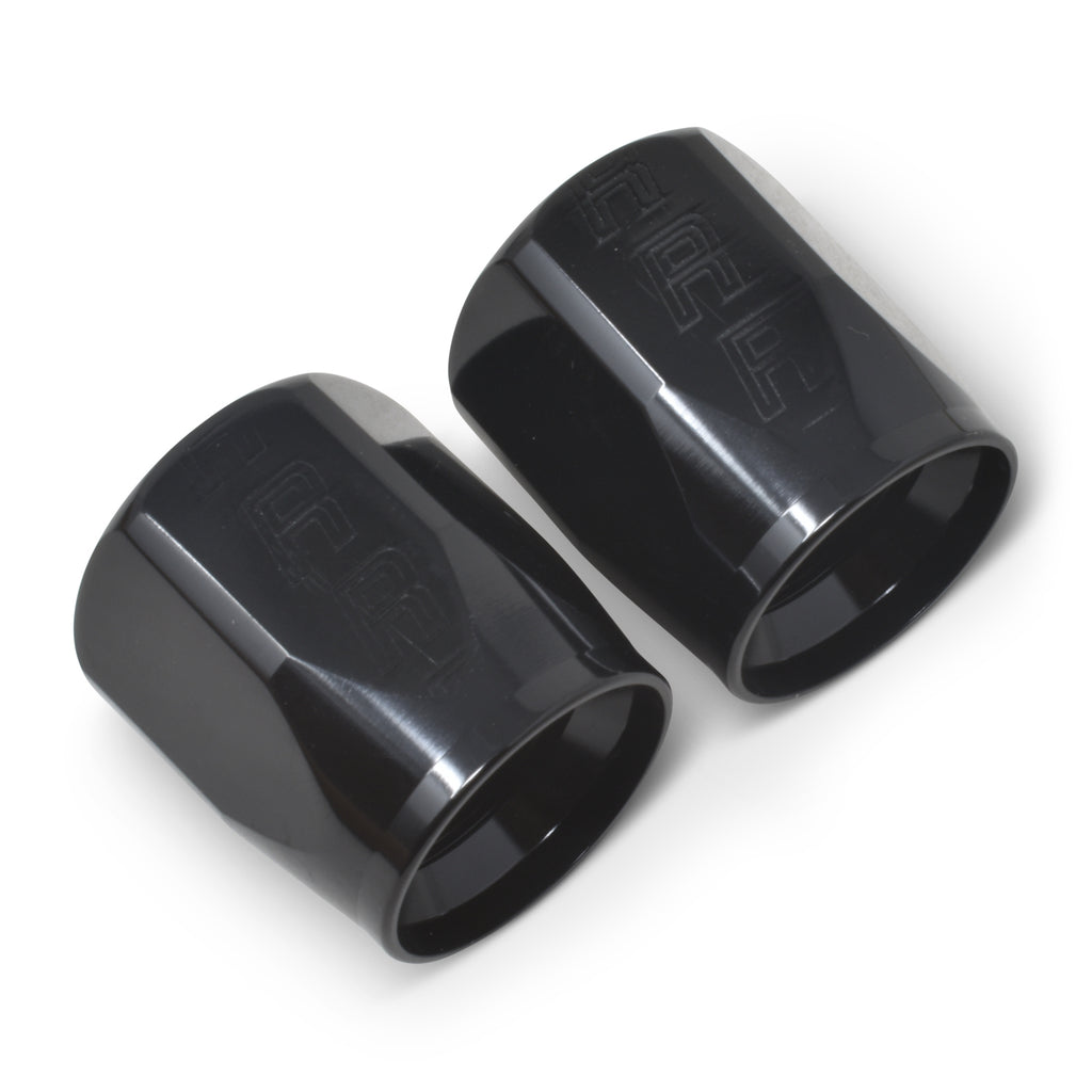 Performance-2-Piece--8-An-Full-Flow-Swivel-Hose-End-Sockets-(Qty-2)---Polished-And-Black