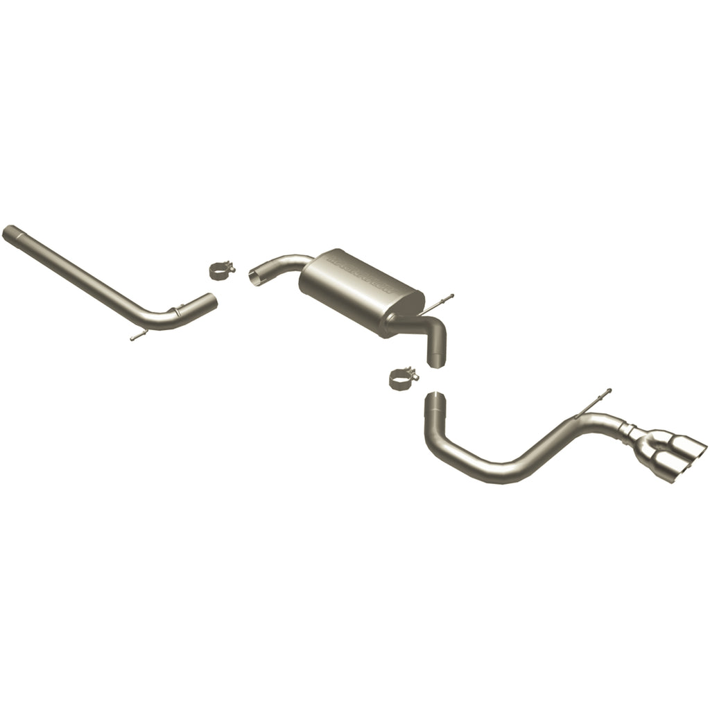 MagnaFlow Exhaust Products 16692 Touring Series Polished Cat-Back System for Select Volkswagen Golf, Volkswagen Rabbit