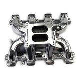 Edelbrock 71187-CP Performer RPM Small Block Chevy LS1 Intake Manifold Only, Chrome Plasma finish