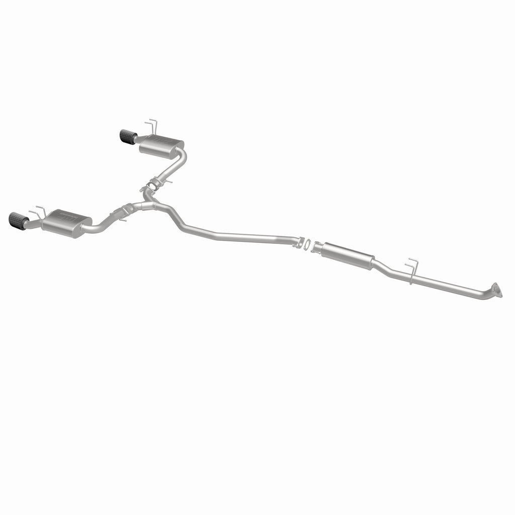 MagnaFlow Exhaust Products 19612 NEO Series Carbon Fiber Tips Cat-Back System for Select Honda Civic