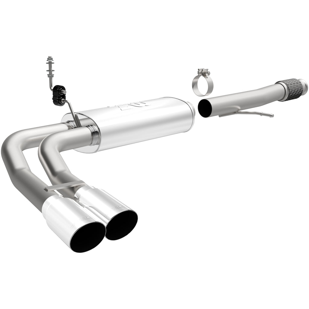 MagnaFlow Exhaust Products 15270 Street Series Polished Cat-Back System for Select Chevrolet Silverado 1500, Chevrolet Silverado LD, GMC Sierra 1500, GMC Sierra Limited