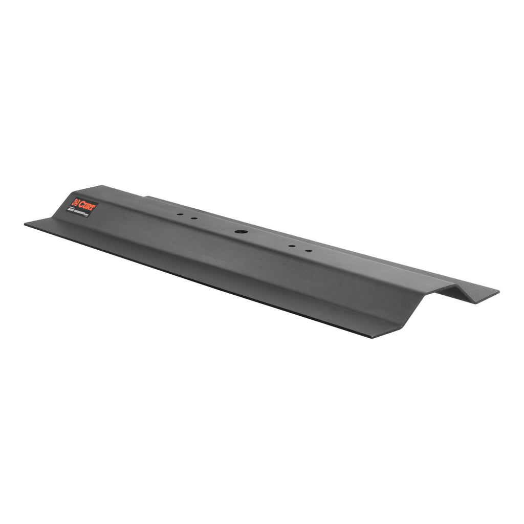 CURT 65400 Over-Bed Bent Plate Gooseneck Hitch (Carbide Black Powder Coat; No Ball) - Truck Part Superstore