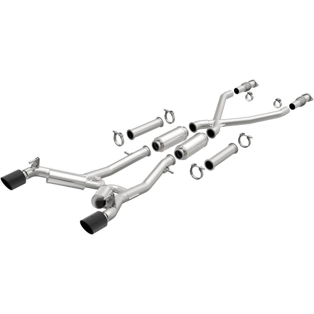 MagnaFlow Exhaust Products 19593 xMOD Series Carbon Fiber Tips Cat-Back System for Select Nissan Z