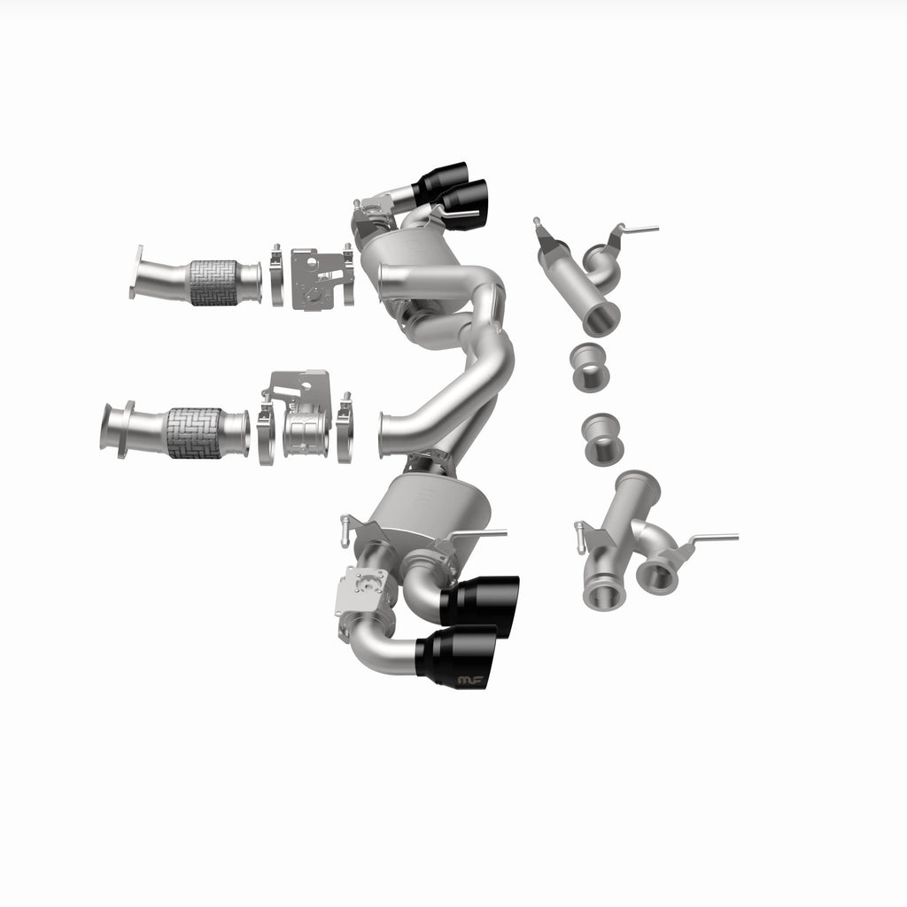 MagnaFlow Exhaust Products 19545 xMOD Series Black Chrome Tips Cat-Back System for Select Chevrolet Corvette