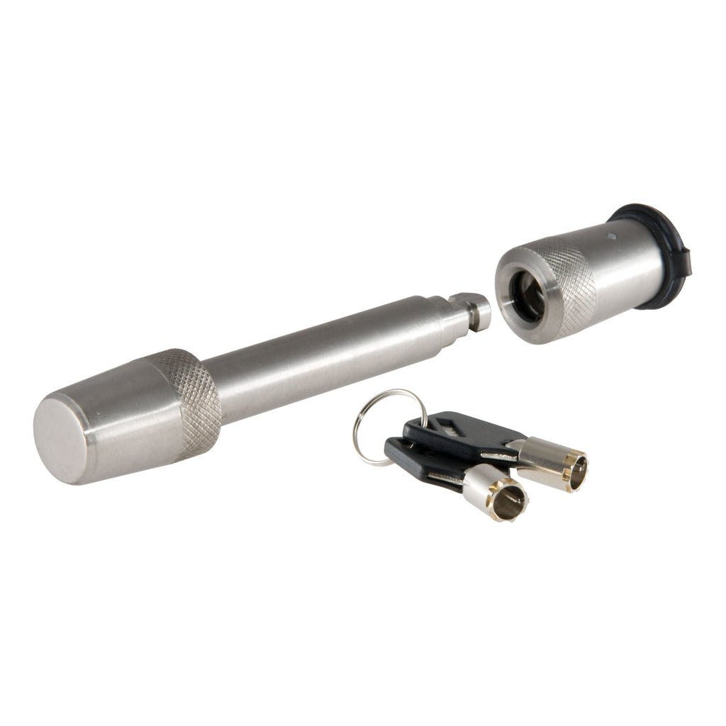 CURT 23583 5/8in. Hitch Lock (2in. Receiver; Barbell; Stainless) - Truck Part Superstore
