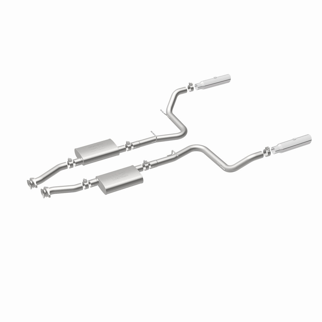 MagnaFlow Exhaust Products 15644 Street Series Polished Cat-Back System for Select Ford Mustang