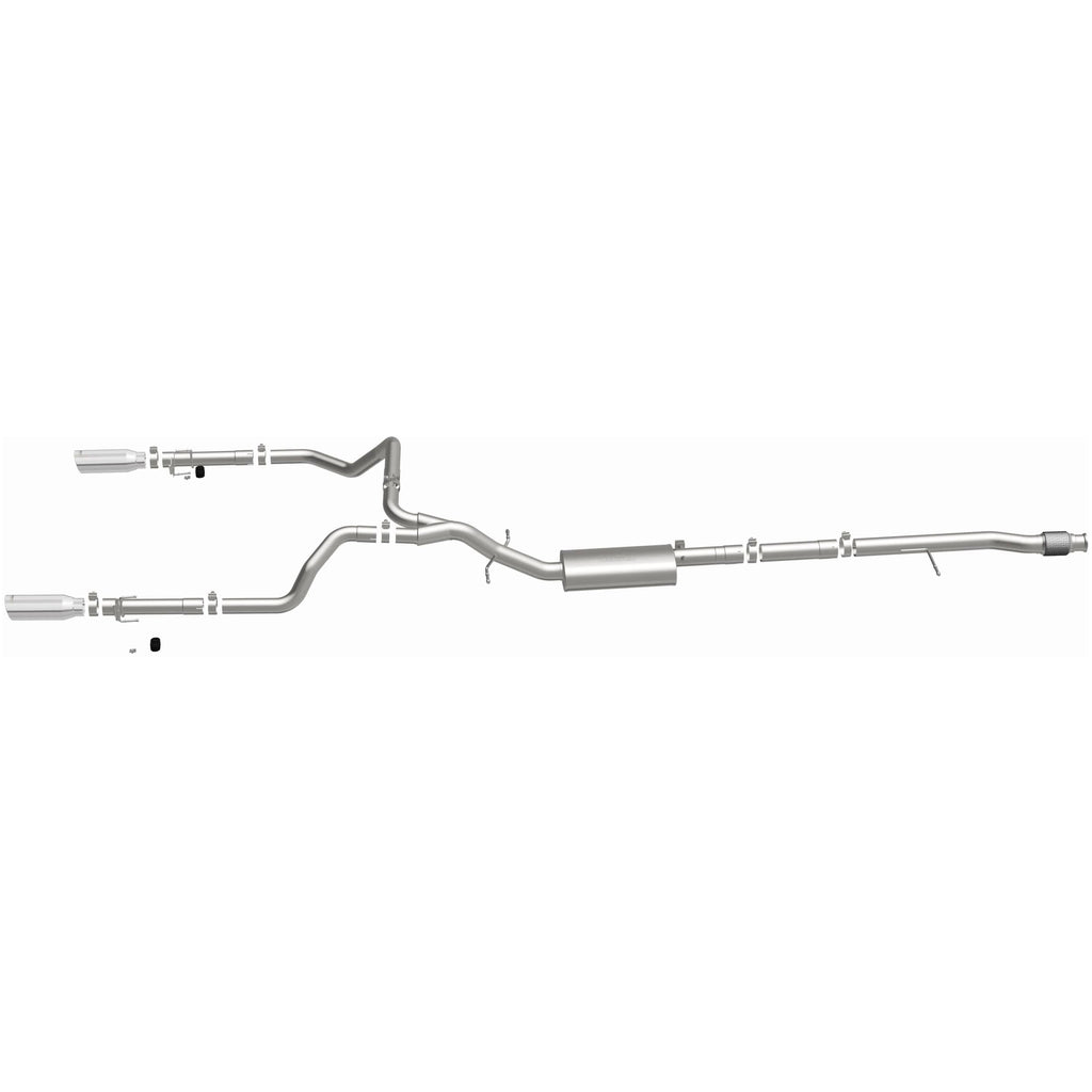 MagnaFlow Exhaust Products 19471 Street Series Polished Cat-Back System for Select Chevrolet Silverado 1500, Chevrolet Silverado LTD, GMC Sierra 1500, GMC Sierra Limited
