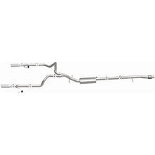 Load image into Gallery viewer, MagnaFlow Exhaust Products 19471 Street Series Polished Cat-Back System for Select Chevrolet Silverado 1500, Chevrolet Silverado LTD, GMC Sierra 1500, GMC Sierra Limited