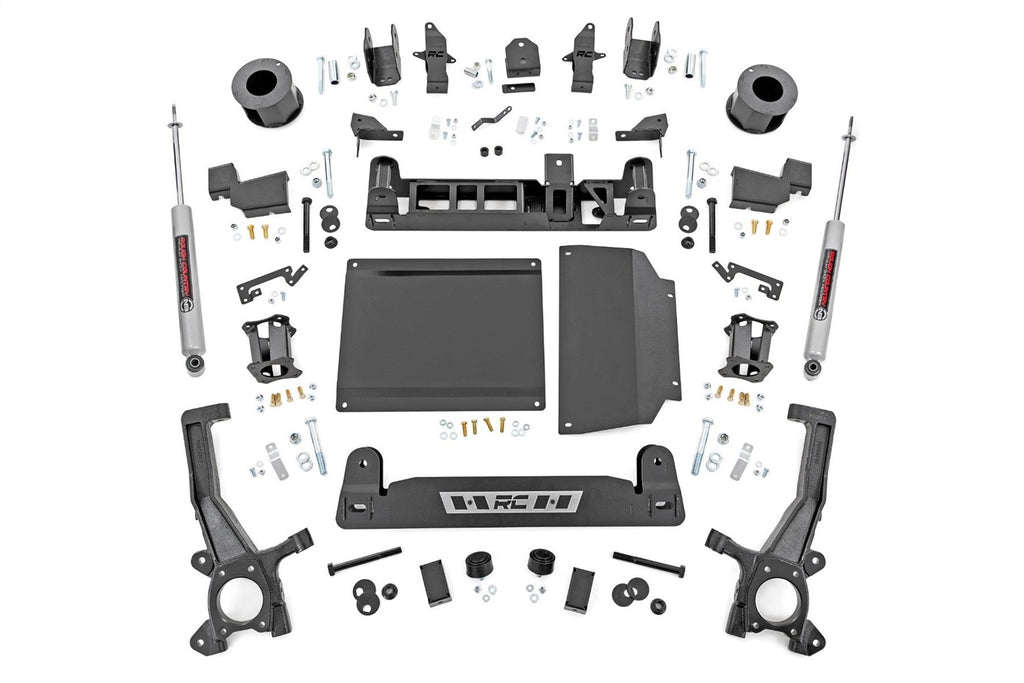 Rough Country 71230_A Suspension Lift Kit w/Shocks for Select Toyota Tundra