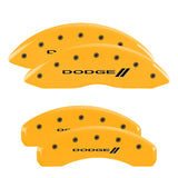 MGP 12043SDD3YL Set of 4: Yellow finish, Black Dodge ll