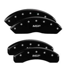 Load image into Gallery viewer, 4-Caliper-Covers-Engraved-Front--Rear--Black-Finish-Silver-Ch