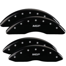 Load image into Gallery viewer, 4-Caliper-Covers-Engraved-Front--Rear--Black-Finish-Silver-Ch