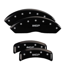Load image into Gallery viewer, 4-Caliper-Covers-Engraved-Front--Rear--Black-Finish-Silver-Ch