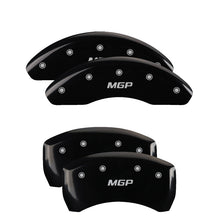 Load image into Gallery viewer, 4-Caliper-Covers-Engraved-Front--Rear--Black-Finish-Silver-Ch
