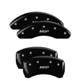 MGP 15203SMGPBK Set of 4: Black finish, Silver
