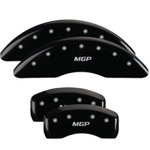 Load image into Gallery viewer, 4-Caliper-Covers-Engraved-Front--Rear--Black-Finish-Silver-Ch