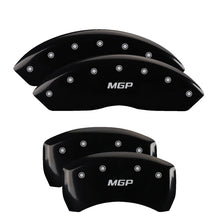 Load image into Gallery viewer, 4-Caliper-Covers-Engraved-Front--Rear--Black-Finish-Silver-Ch