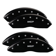 Load image into Gallery viewer, 4-Caliper-Covers-Engraved-Front--Rear--Black-Finish-Silver-Ch