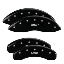 Load image into Gallery viewer, 4-Caliper-Covers-Engraved-Front--Rear--Black-Finish-Silver-Ch