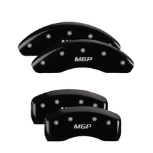 Load image into Gallery viewer, 4-Caliper-Covers-Engraved-Front--Rear--Black-Finish-Silver-Ch