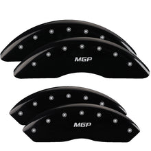 Load image into Gallery viewer, 4-Caliper-Covers-Engraved-Front--Rear--Black-Finish-Silver-Ch