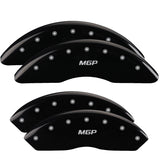MGP 14008SMGPBK Set of 4: Black finish, Silver